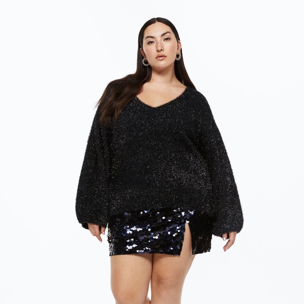 H&M sequined mini skirt